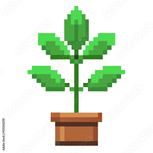 Botanical Pixel Icon