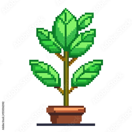 Botanical Pixel Icon