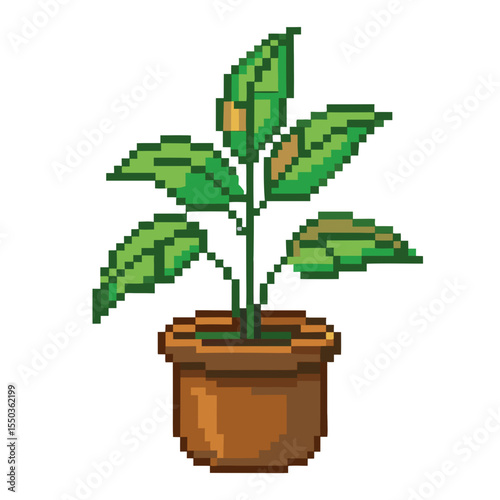 Botanical Pixel Icon
