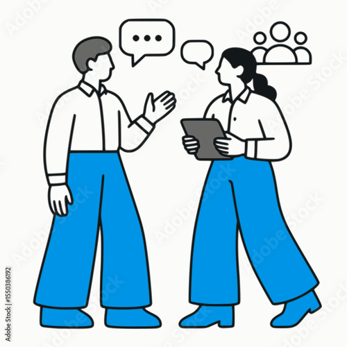 Flat Lifestyle Character Illustration Set