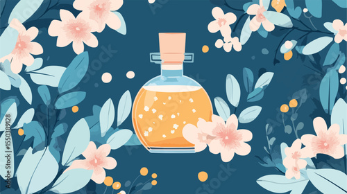 Hand Drawn Fragrance Vector Illustration Element