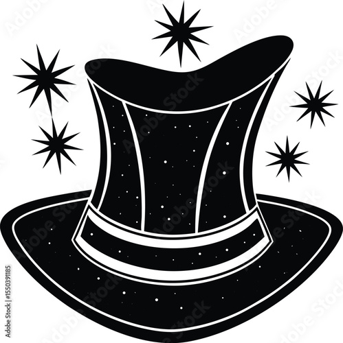 Magician Hat Silhouette