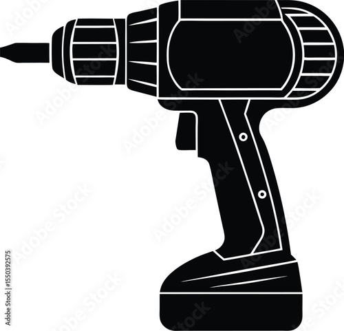 Power Drill Silhouette