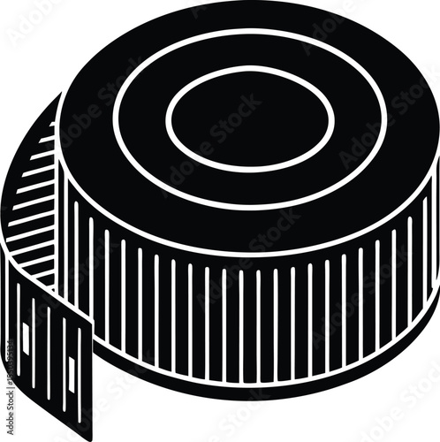 Tape Measure Silhouette