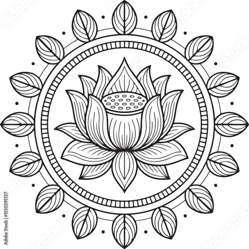 abstract floral ornament