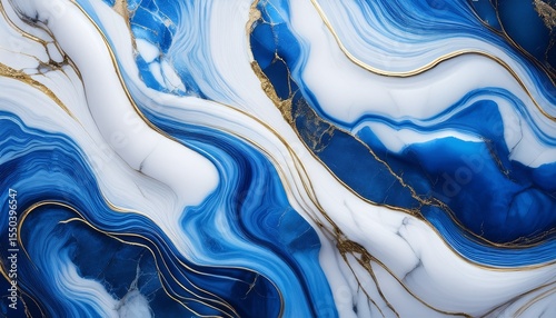 abstract blue and white luxury marble texture premium background