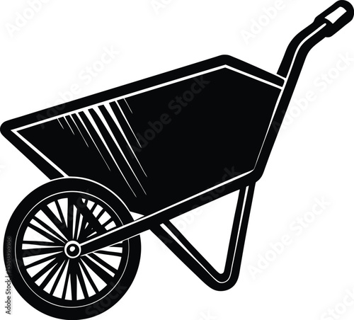 Wheelbarrow Silhouette