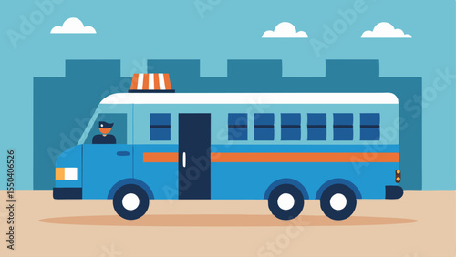After the Exchange The original police transport van leaving the second prison facility after successfully transferring the prisoners with a sense of relief a the officers.