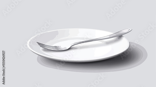 Isolated Cutlery Dish Icon Vector Illustration
