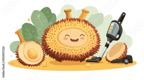 Durian Cleaning with Vacuum - Character Vector