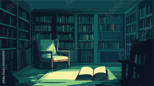 Ebook Design Flat Vector Illustration