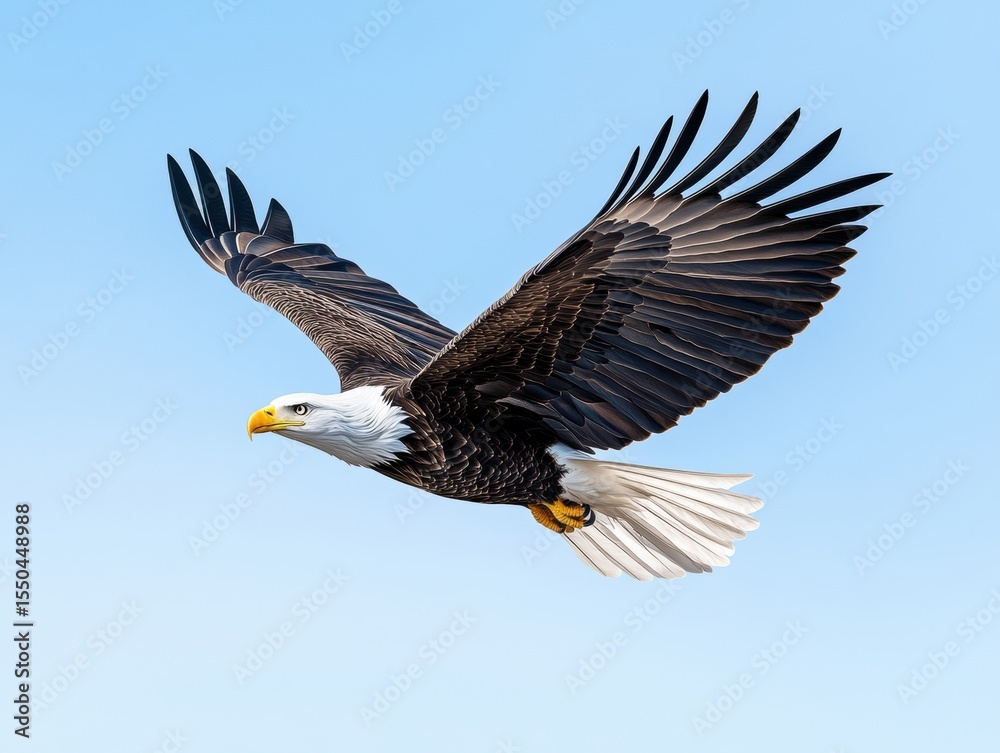 Obraz premium Majestic eagle soaring