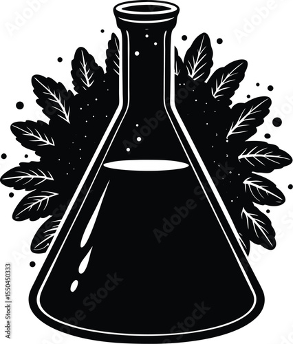 Silhouette of a Beaker