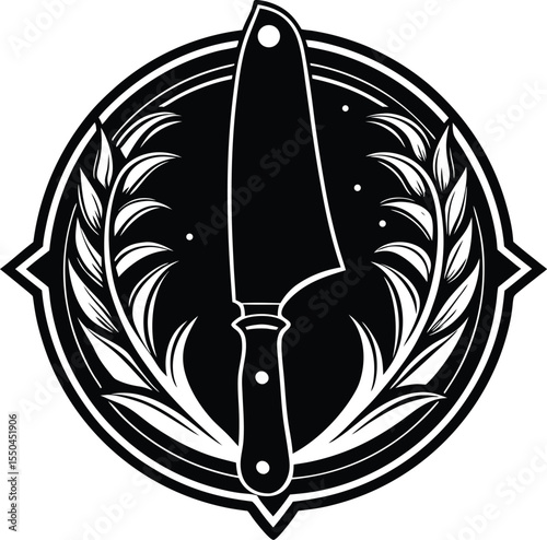 Silhouette of a Chef Knife