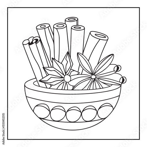 Bold & Easy Cozy winter coloring book pages, line art vector illustration, black and white designs, coloring book for all ages, coloring pages, winter, Whimsical illustration 