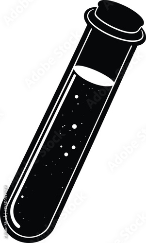 Silhouette of a Test Tube