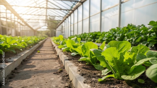greenhouse with plants