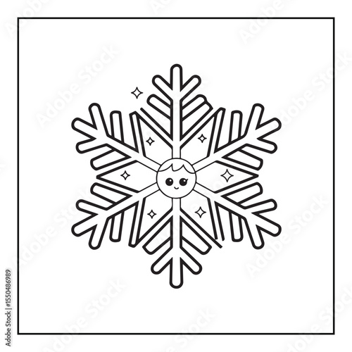 Bold & Easy Cute Christmas coloring book pages, line art, victor illustration, christmas, black and white designs, bold & easy coloring book, bold & easy coloring pages