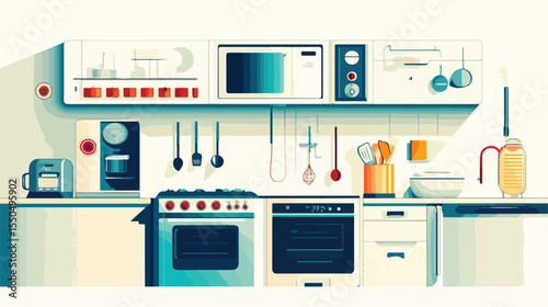 Modern Extractor Kitchen Appliance Technology Element