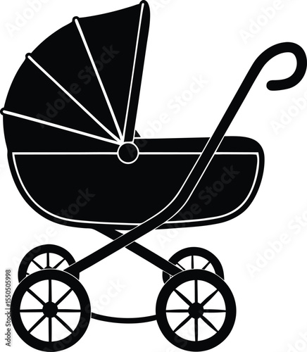 Baby Stroller Silhouette