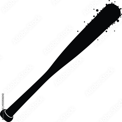 Baseball Bat Silhouette