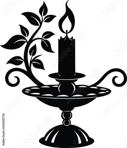 Candle Holder Silhouette
