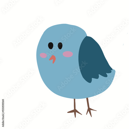 blue bird singing