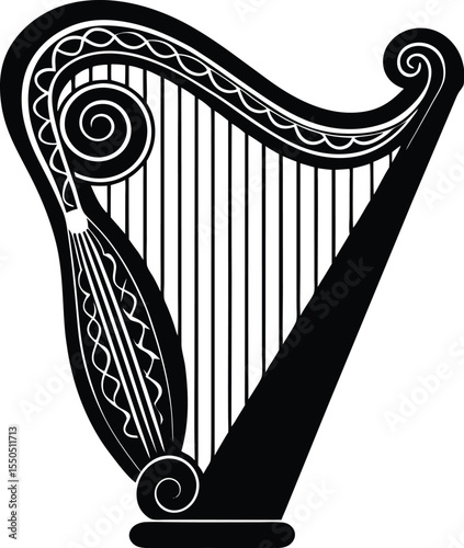 Harp Silhouette