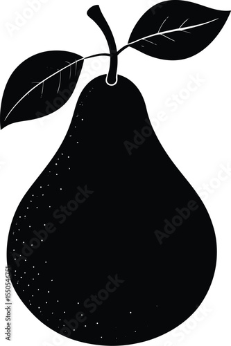 Silhouette of a Pear