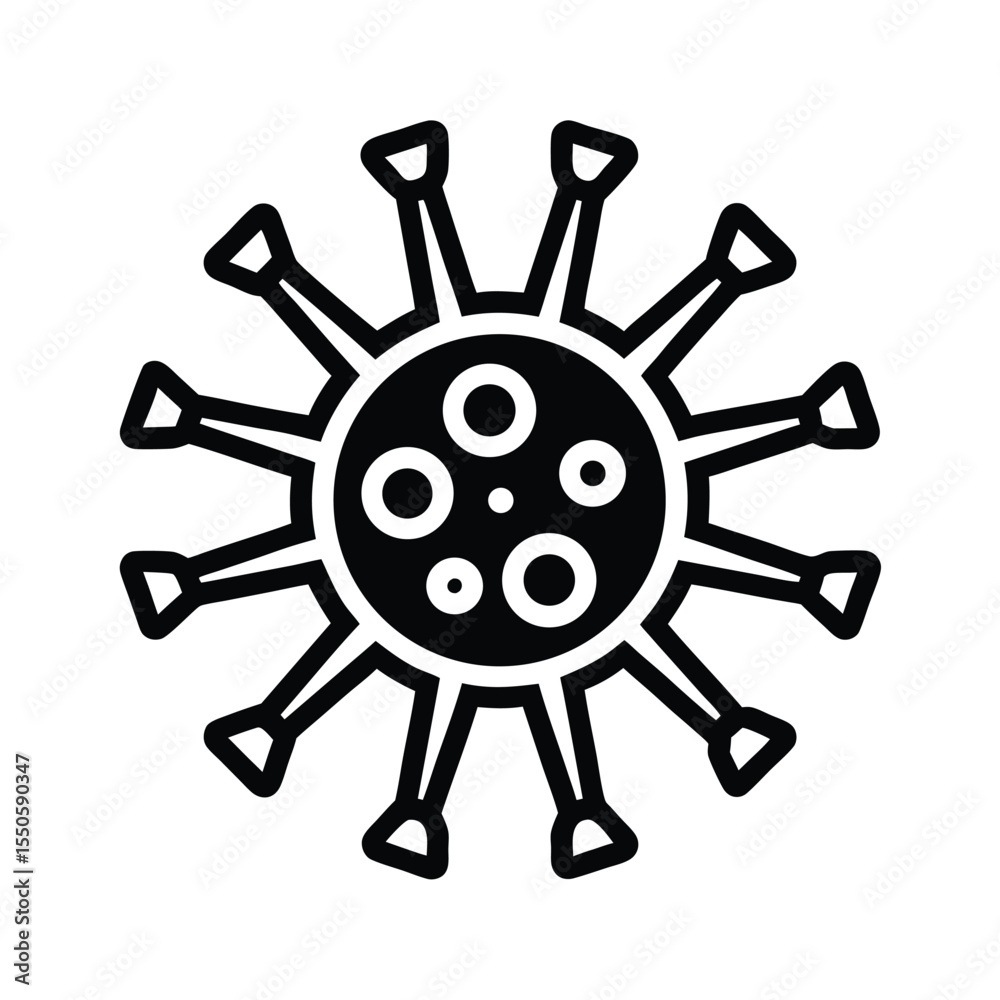 Obraz premium Antibody Icon Outline Vector Illustration