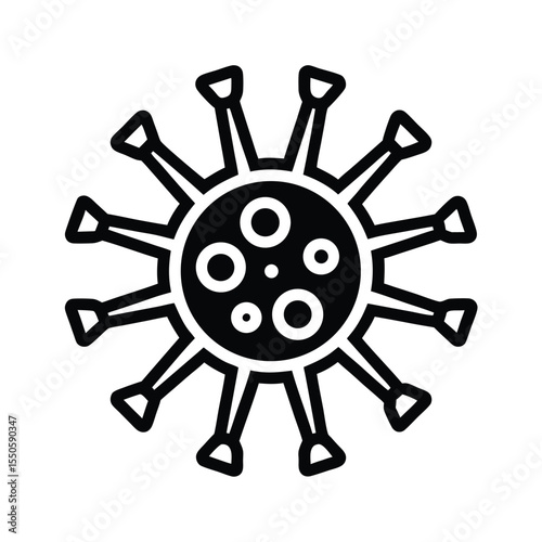 Antibody Icon Outline Vector Illustration