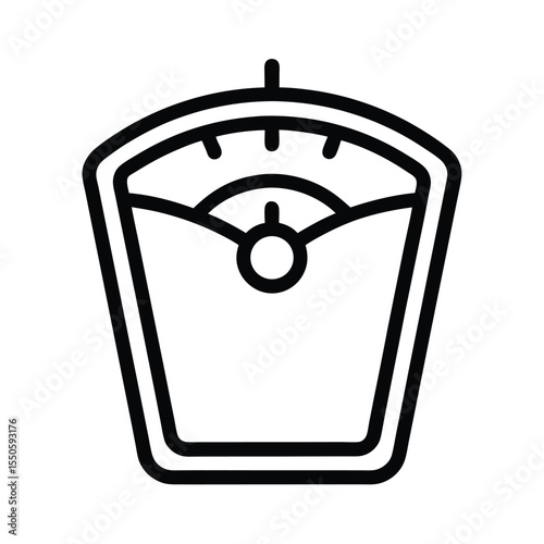 Calorie Icon Outline Vector Illustration