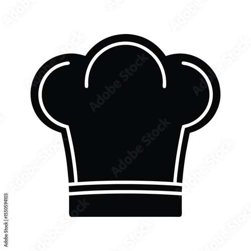 Chef Hat Icon Outline Vector Illustration