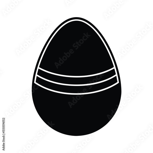 Egg Icon Outline Vector Illustration