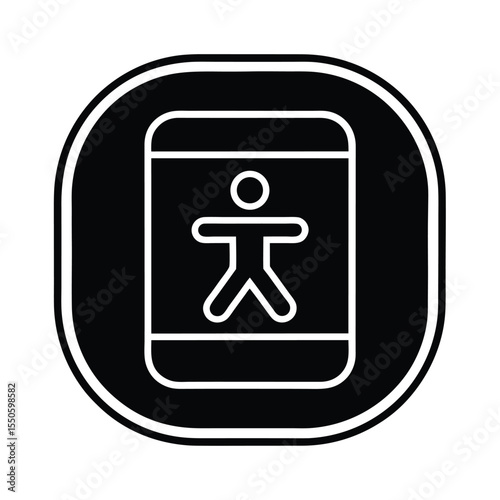 Health App Icon Outline Vector Illustration