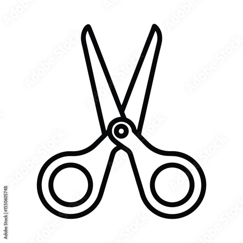 Scissors Icon Outline Vector Illustration