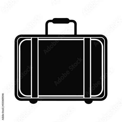 Travel Suitcase Icon Outline Vector Illustration