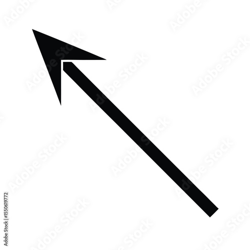 no left turn arrow displayed with solid red slash Vector illustration