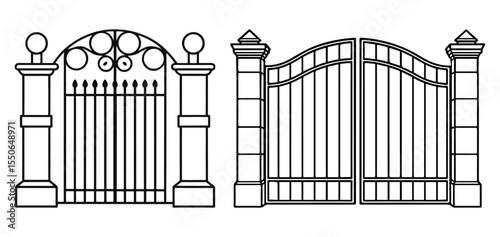 wrought iron gate