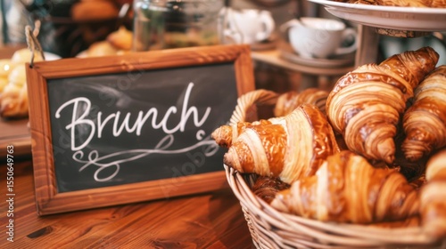 It s brunch time and croissants are on the menu