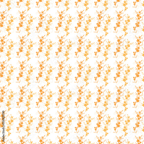 Seamless floral and star patterns for vintage wallpaper and textile designs