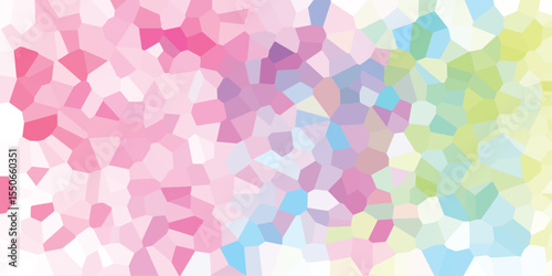 Pastel colored mosaic pattern gradient background for modern artistic designs and creative visuals.