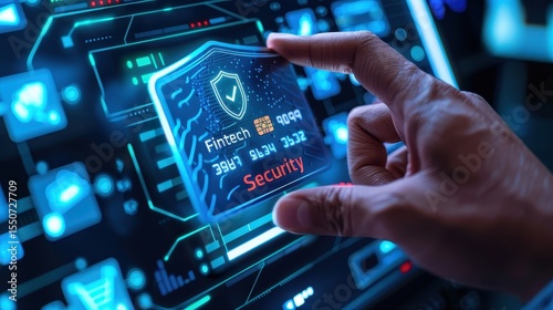 A hand holding a credit card with the word ' protect ' on it