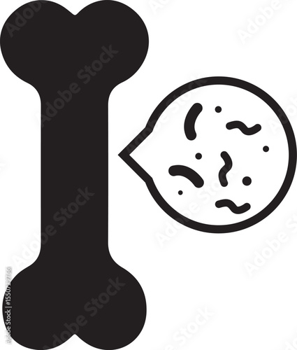 Bone Bacteria Microscopic Organisms on Bone Structure