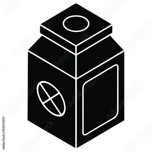 pharmacist element isolated vitamin box on white background