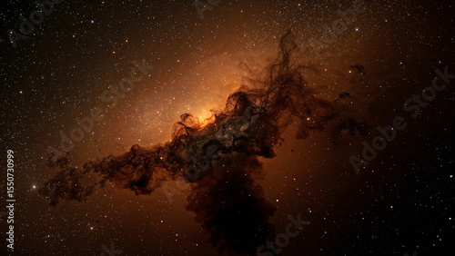 Fiery splendor of the inferno nebula