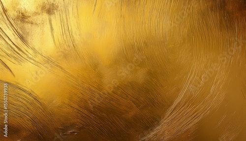 a textured gold surface with subtle scratches the rough finish contrasts with the inherent luster of the material