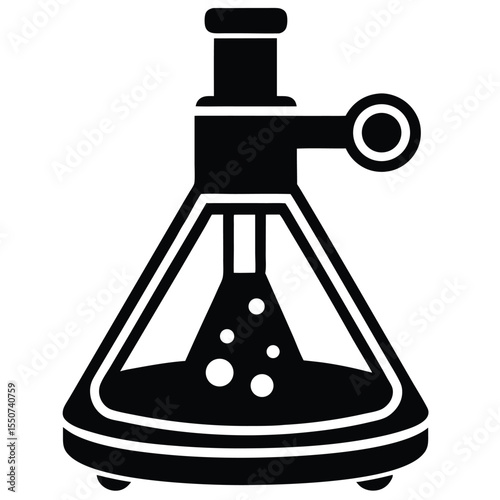 lab technician element isolated microcentrifuge on white background