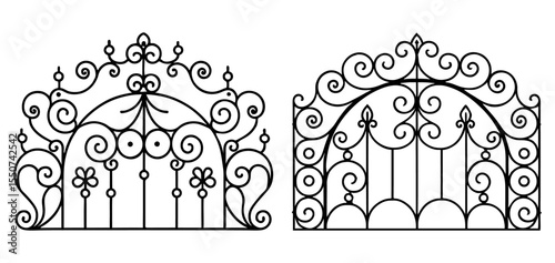 wrought iron gates