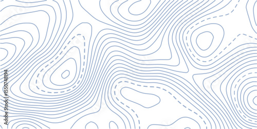 Topographic map background geographic line map. luxury abstract blue line art design geography concept vector illustration topo contour grid abstract backdrop background.